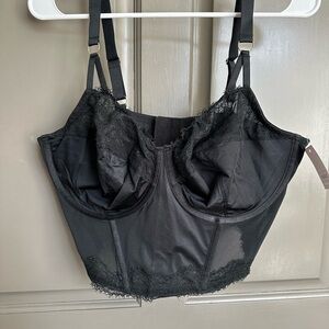 Black Lace Women's Bustier